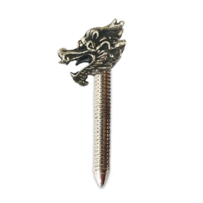 Silver contact screw with Dragon
