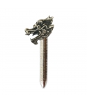 Silver contact screw with Dragon