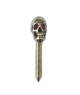 Silver contact screw with Skull
