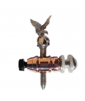 Copper front binding post silver contact screw with Eagle