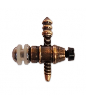 Brass front binding post copper contact screw