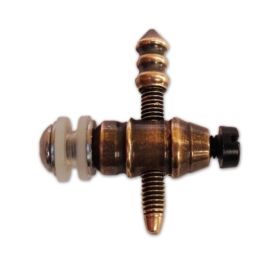 Brass front binding post copper contact screw