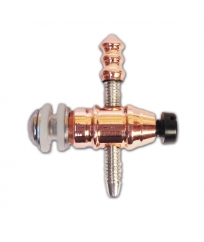 Copper front binding post copper contact screw