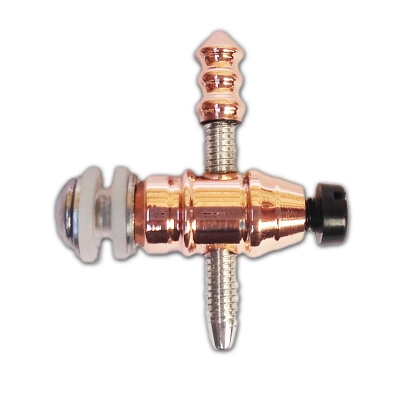 Copper front binding post copper contact screw